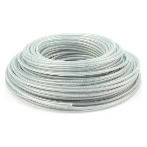 HOXILEELEO - Fil de coupe en acier 3 mm x 30 m – Bobine pour débroussailleuse – Durabilité supérieure pour une coupe efficace – Compatible avec les tondeuses à gazon (1/5)