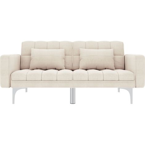 Maison Exclusive - Schlafsofa Creme Stoff