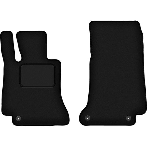 Alfombrillas delanteras para Mercedes E W213 Coupé (2015-) negras