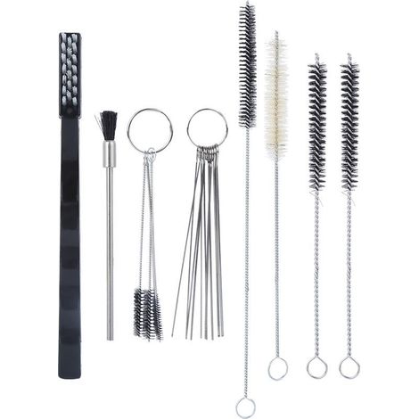 Kit de Nettoyage 19 Pièces pour Pistolet à Peindre, Ensemble d'Accessoires Portables Manuels (1/5)