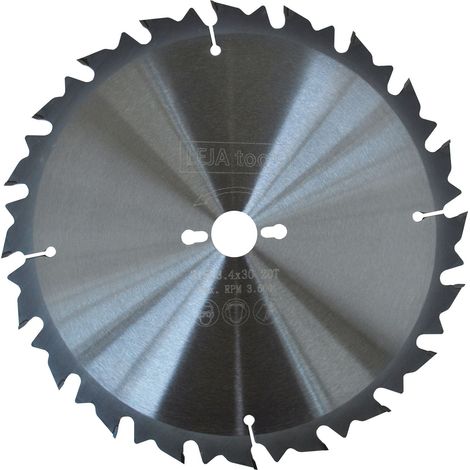 LEJA TOOLS LWZNR-3153020LJ - Scie circulaire LWZ-NR Résistant aux clous - Ø 315 mm - Largeur dent 3,4 mm - Arbre 30 mm