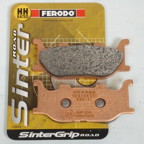 Plaquette de frein Ferodo pour Moto Yamaha 650 Xvs 1999 à 2002 AV (1/4)