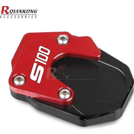 Motorrad-CNC-Fräse für SUZUKI V-STROM 1000/1000XT/1050/1050XT VSTROM DL1000 DL1050 XT Seitenständer-Fußständer-Vergrößerungspolsterung – S100-Logo 1 (1/5)