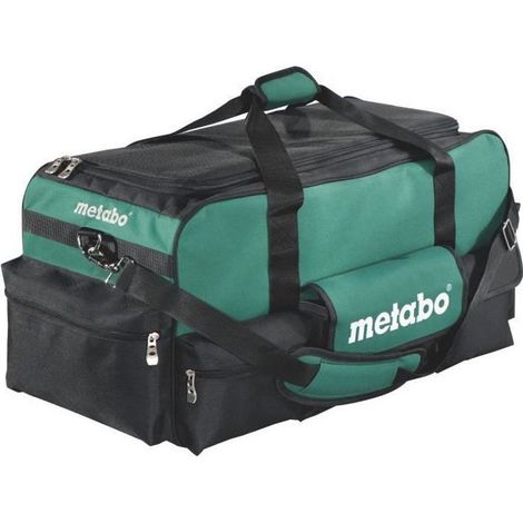 Metabo – Sacoche à outils 670x290x325mm – Polyester 600D déperlant – 5 compartiments avec sangles – Poches extérieures avec fermeture éclair