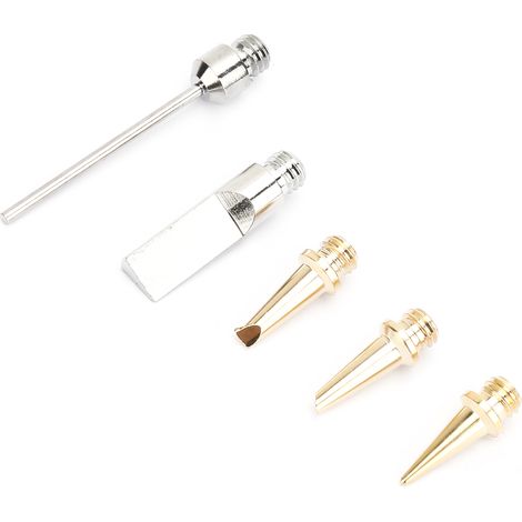 5 pointes de rechange HS-1115K pour fer à souder gaz, embouts universels de soudure, accessoires compatibles chalumeau, lot de 5 pièces (1/5)