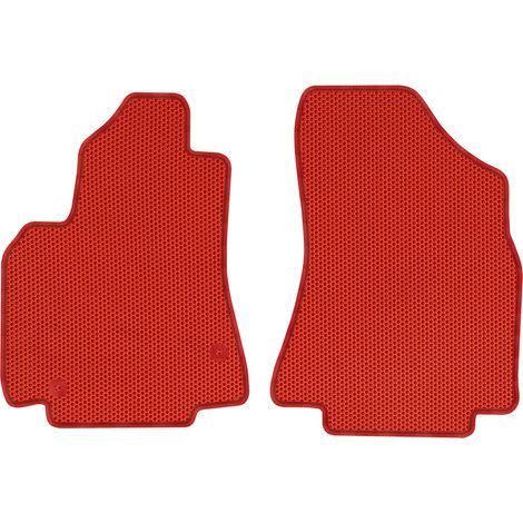Berlingo II Zweisitzer (2008–2018). Spezielle Fußmatten – EVA HONEYCOMB RED. (1/5)