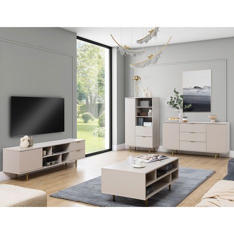 Wohnmöbel Set Beige NADOR-132 modern 4-teilig (1/5)