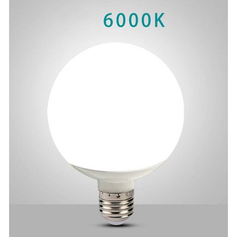 Ampoule LED E27 (Blanc froid G95 20W) : Économie d'énergie, universellement applicable pour l'éclairage du salon. (1/5)