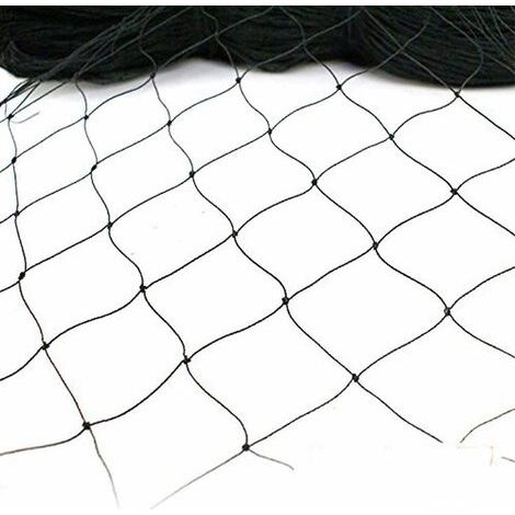 LaBlanc - Rete anti-uccelli per la protezione di piante e alberi da giardino, 15x7,5 m, nera