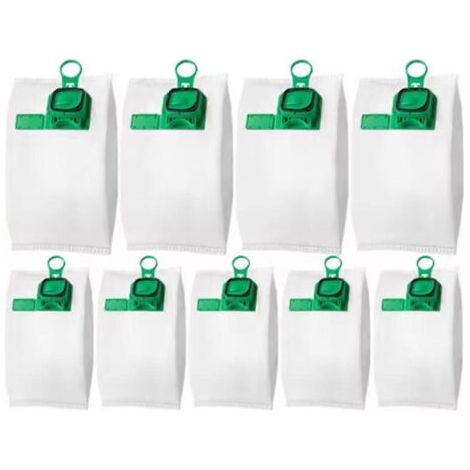 Lot de 8 sacs à poussière pour aspirateurs Vorwerk Kobold VK140, VK150 et FP140/FP150 : accessoires et pièces de rechange. (1/5)