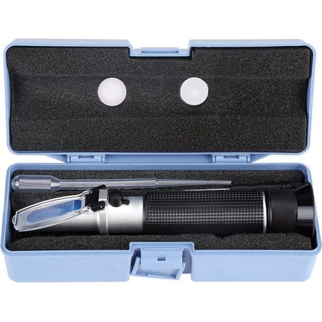 Testeur Portable d'alcool, 0-80% Réfractomètre Testeur D'outil de Mesure de la Teneur en Alcool avec Compensation Automatique de la Température 030℃