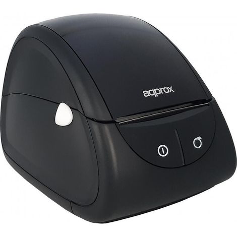 Impresora de Tickets/ Etiquetas Approx appLAB3 / Térmica/ Ancho papel 80mm/ USB-RS232/ Negra (1/4)