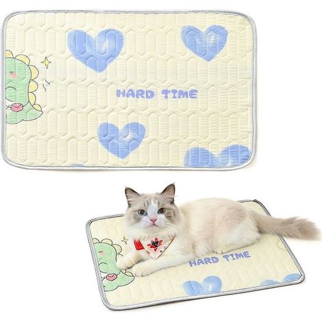 9070cm, Talla 2XL, Alfombrilla de compresión de hielo portátil para verano, Alfombrilla lavable para perro, Cojín refrescante, Cojín de asiento (1/5)
