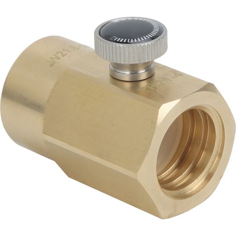 Adaptateur de valve de remplissage en laiton Mini G1-2 vers W21.8-14 pour SodaStream (1/5)