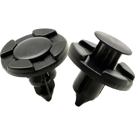 Lot de 50 clips de fixation automobile 8 mm pour Nissan – Clips de carrosserie, rivets à expansion, fixations de garniture de pare-chocs, clips de passage de roue et garde-boue (1/4)