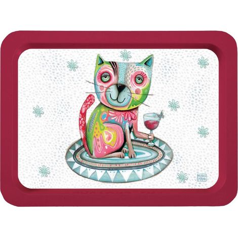 Plateau petit modèle le chat d'Allen 35 x 24 cm
