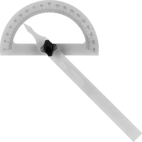 Gradmesser 150 x 120 mm, 0-180° Maurerwerkzeug