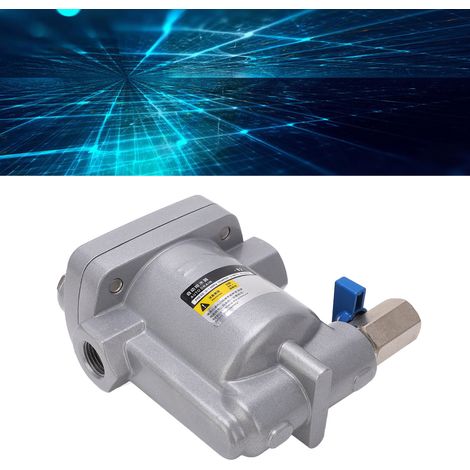 Valve de purge haute pression anti-colmatage, purgeur automatique de réservoir de gaz anti-colmatage ADTV-82 G1/2" (1/5)