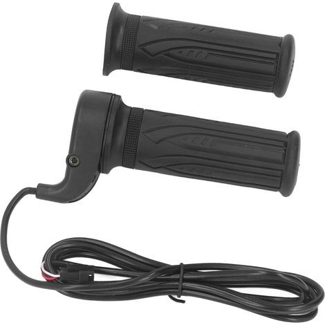 Poignée d'accélérateur vélo électrique, manette twist grip compatible guidon 22.2mm, accélérateur ergonomique et durable. (1/5)