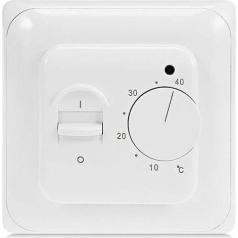 Thermostat manuel avec sonde pour chauffage au sol électrique, 220 V CA, 16 A, régulateur de thermostat mécanique pour chauffage au sol