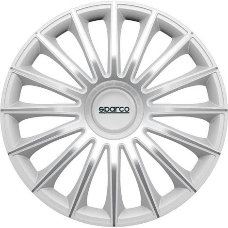 Jeu d'enjoliveurs Sparco Torino 14-inch argent (1/2)