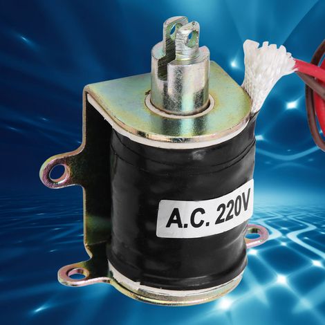 Électroaimant solénoïde SAL-02 AC à cadre ouvert, électroaimant mécanique 220 V CA, 3 N, course de 10 mm (1/5)