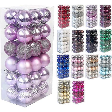 Boules de Noël décoratives, incassables, pour sapin (1/5)
