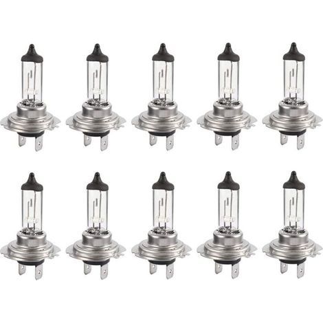 10 Stück 12V H7 55W LED-Halogenlampen, langlebige warmweiße Lampen für Fern-/Abblendlicht von Autos (1/5)