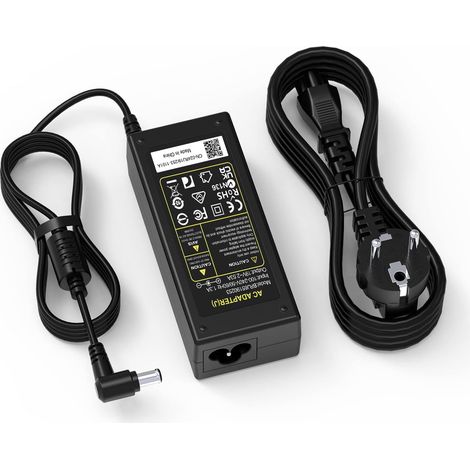 19V 2.1A 2.53A Alimentation Chargeur pour 19" 20" 22" 23" 24" 27" TV 24MT48S-PZ LED LCD Monitor Widescreen Ultrawide HDTV IPS236V IPS236-PN Curved Gaming Adaptateur Secteur (1/5)