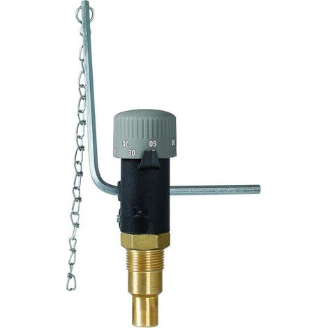 Afriso regolatore di tiraggio FR1 misuratore in ottone 1,2 m