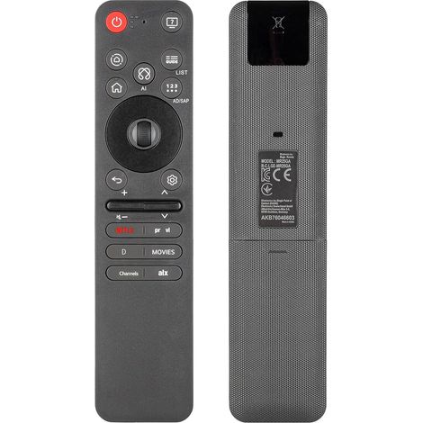 MR25GA AKB76046603 Vocale Magic Télécommande Compatible avec LG OLED QNED LED LCD NanoCell Smart TV G5, C5, B5, 92A, 85A, 80A, UA77 Serie Contrôleur Remplacement (1/5)