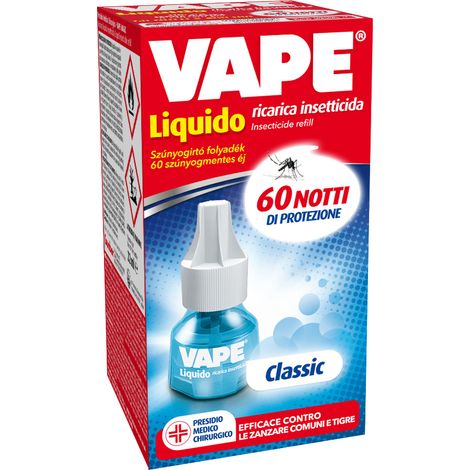 ANTIZANZARE VAPE MAGIC RICARICA LIQUIDA 60 NOTTI- VAPE- 30,0 pz