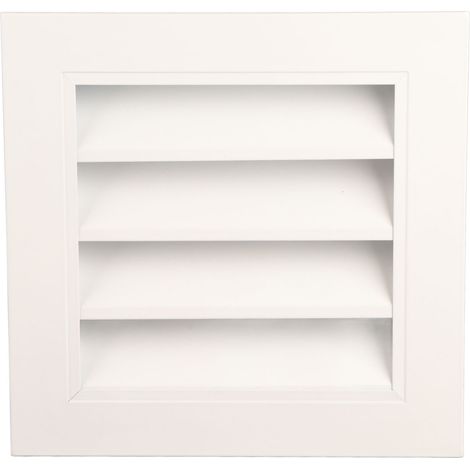 Grille De Ventilation En Alliage D'aluminium - 25 X 25 Cm - Étanche À La Pluie - Pour Toiture Mur Et Plafond