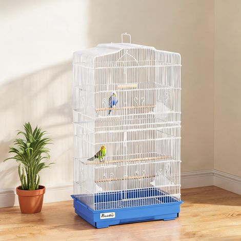 Cage pour oiseaux azul en métal 46,5 x 35,5 x 92 cm (1/5)