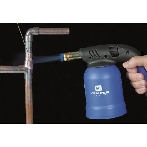 Lötlampe + 4 Kartuschen - Kemper