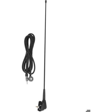 Antenne Autoradio - Caoutchouc - Compatible Peugeot 205 206 306 307 309 406 806 - Réception AM FM - 1 Pièce (1/5)