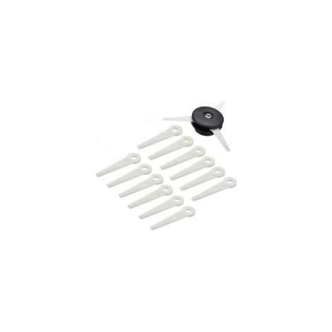 Tête de débroussailleuse + 12 lames de coupe pour STIHL POLYCUT 6-3 FS38 FS40 FS45