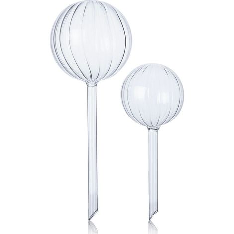 Pflanzkugeln aus Glas, 2er-Set, für Blumentöpfe