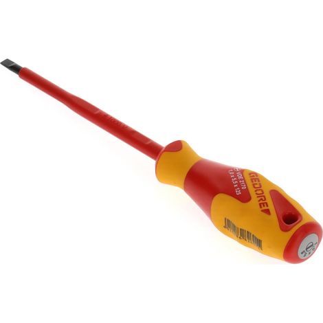 Destornillador Gedore vde 2170 5,5 mm hoja aislada mango ergonómico (1/4)