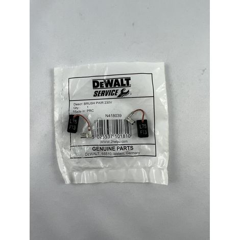 Dewalt - escobillas de carbón - set 2 pzs. - n418039 - 5025537101810