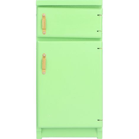 Mini réfrigérateur de maison de poupée 1:12, accessoire DIY pour meubler une maison miniature (1/5)