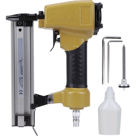 Pince à air comprimé F32 agrafeuse pneumatique acier inoxydable pour menuiserie finition intérieure (1/5)