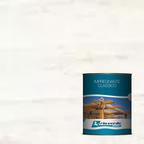 Impregnante all' acqua Bianco 2,5 lt - Rioverde Renner