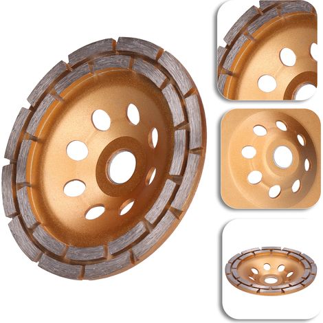 150-mm-Doppelreihen-Schleifscheibe für Stein und Marmor mit Diamantschleifscheibe. (1/5)