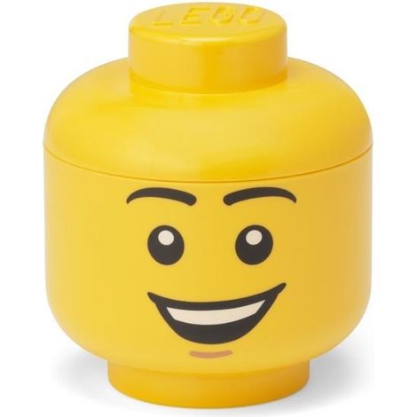 Lego® Mini-Kopfbehälter – Fröhlicher Junge