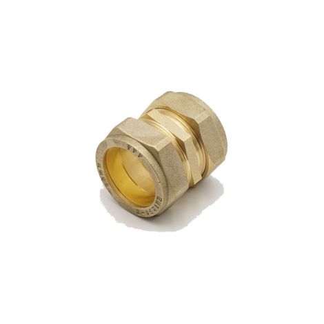 Prima Classic Compression Coupling 28mm Brass Fitting (1/2)