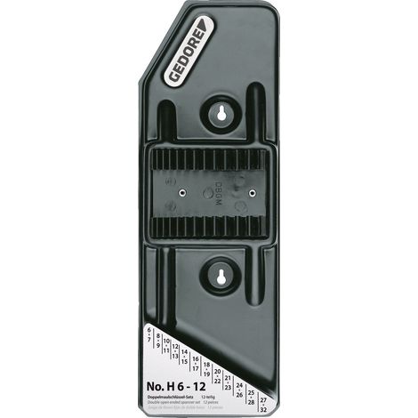 GEDORE H 6-12 L Plastikhalter leer für 12 Schlüssel No. 6 (1/5)