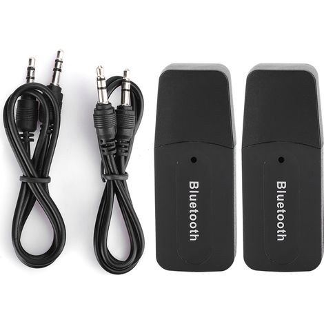 Bluetooth 4.0 USB-Audioadapter mit Stereo-AUX-Ausgang zur Musikwiedergabe – 2 Stück (1/5)