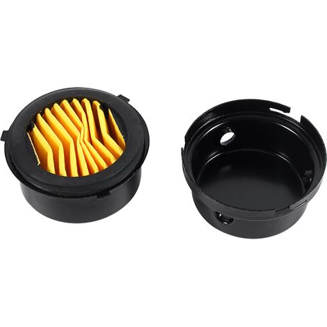 Filtre d'admission d'air comprimé en fonte noire, silencieux fileté 3/8 pouce 16 mm (1/5)
