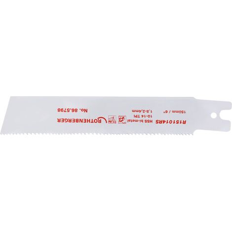 Lame de scie spéciale Rothenberger U,150x25x1,0 paquet de 5